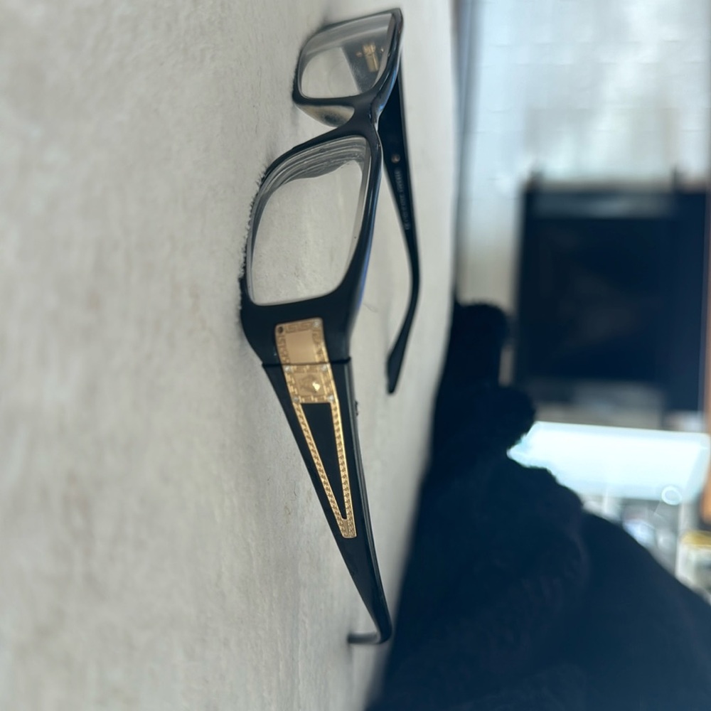 Versace prescription reading glasses. You can put your own prescription in them